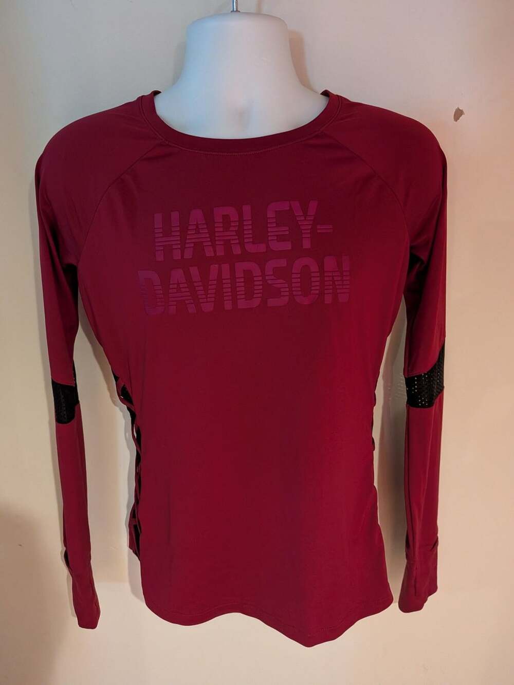 Harley-Davidson Long Sleeve Shirt Red
